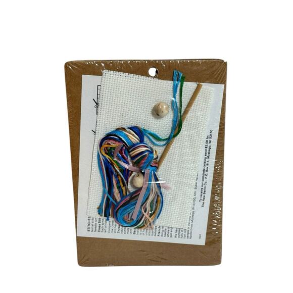 VINTAGE Berlin 5" Cross Stitch Kit LOVING HEARTS MAKE A LOVING HOME NEW - Picture 4 of 4